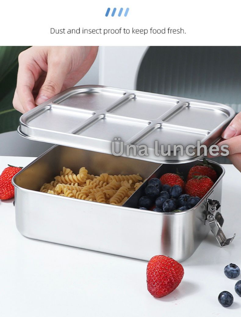 1600ml Bento Steel Lunch Boxes