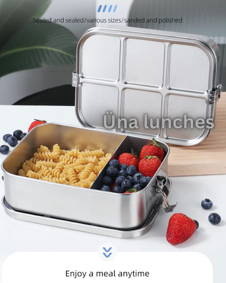 1600ml Bento Steel Lunch Boxes
