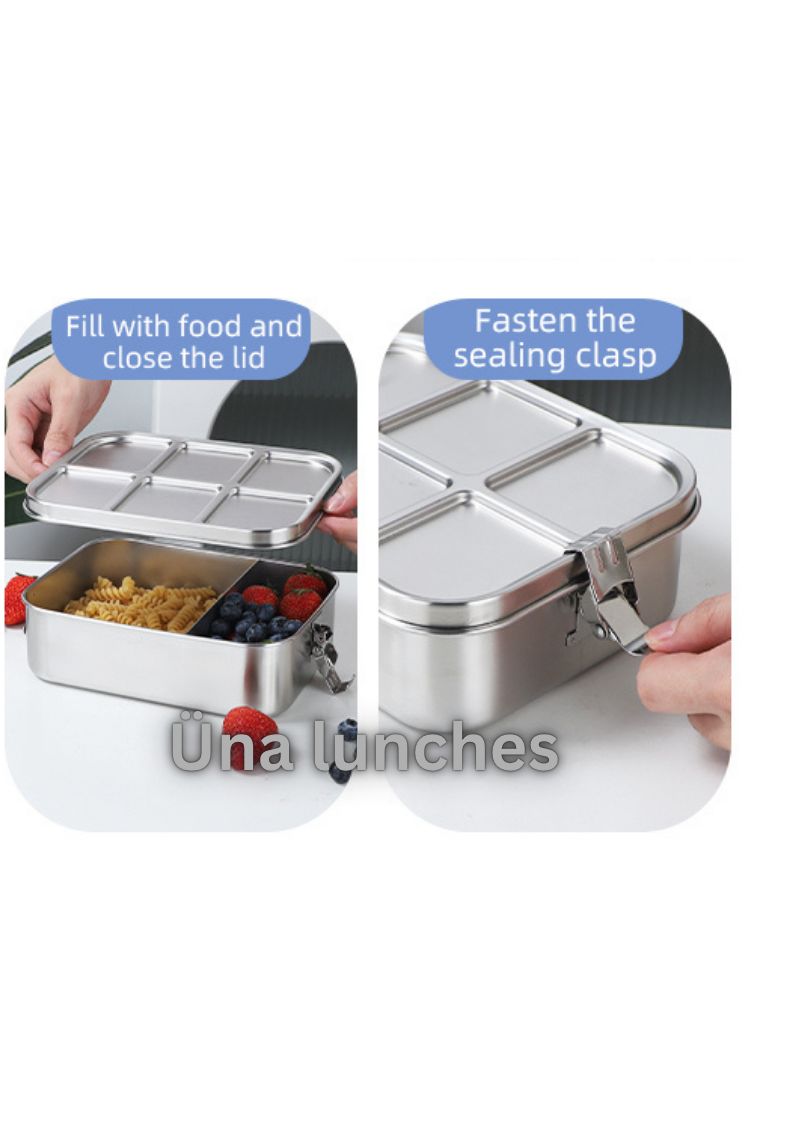 1600ml Bento Steel Lunch Boxes